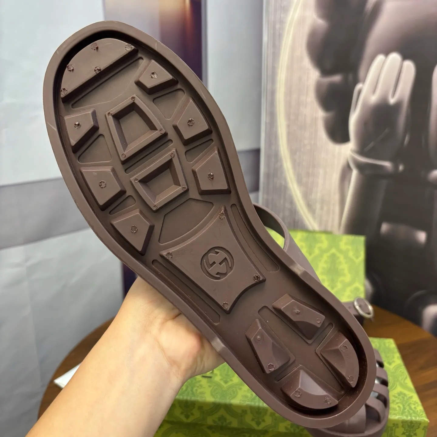 Men's shoes 260💰 [Gucci] Counter quality, top-quality original goods, real photos! Original TPU material, fine workmanship, comfortable; genuine 1:1 replica Size: 38 ~ 46